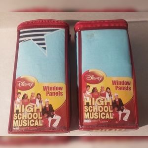 Disney High School Musical Curtain Panels 82" X 63" NEW! (2pairs)